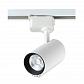 Трековый светильник однофазный Crystal Lux CLT 0.31 007 10W WH - фото №1