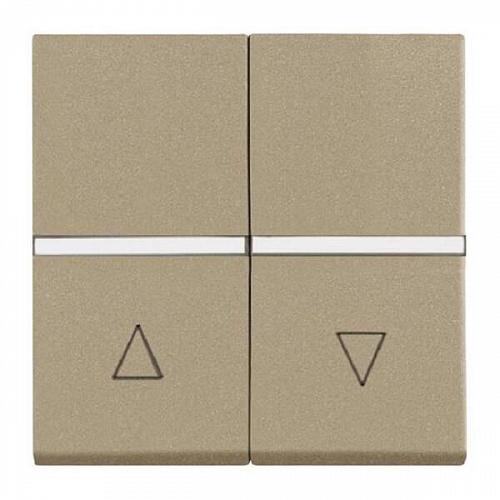Выключатель жалюзи с фиксацией ABB Zenit 16A 250V шампань 2CLA224410N1901