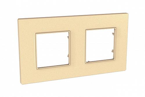 Рамка 2-постовая Schneider Electric Unica Quadro MGU4.704.36