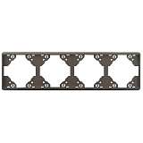 Рамка 4-модульная Efapel Apolo 5000 Metalizada графит 50941 TGR