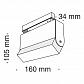 Трековый светодиодный светильник для магнитного шинопровода Maytoni Track lamps TR013-2-10W4K-B - фото №2