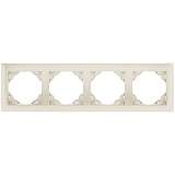 Рамка 4-постовая Efapel Logus 90 Aquarella жемчуг 90940 TPE