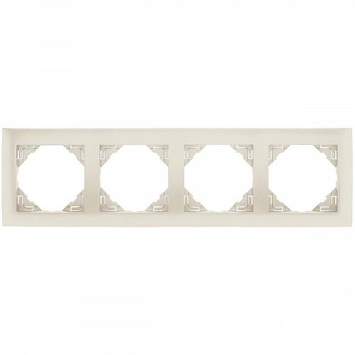 Рамка 4-постовая Efapel Logus 90 Aquarella жемчуг 90940 TPE