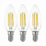 Лампа светодиодная филаментная Eglo E14 4W 2700K прозрачная 12811