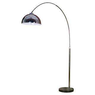 Изогнутые торшеры с хромированной поверхностью