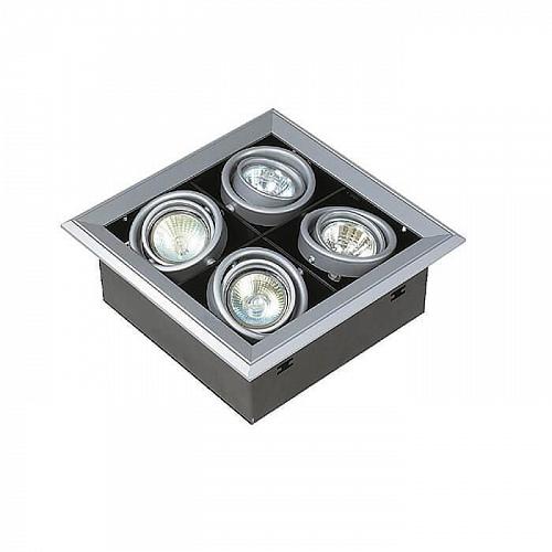 Светильник встраиваемый Aixlight Mod серебристый / черный 154142