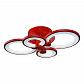 Потолочная светодиодная люстра iLedex Ring A001/4 Red - фото №1