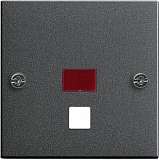 Лицевая панель Gira System 55 выключателя с шнурком антрацит 063828