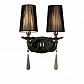 Бра Lumina Deco Fabione LDW 1200-2W BK - фото №1