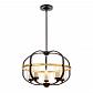 Подвесная люстра Lumina Deco Monterey LDP 1141-5 BK+MD - фото №1