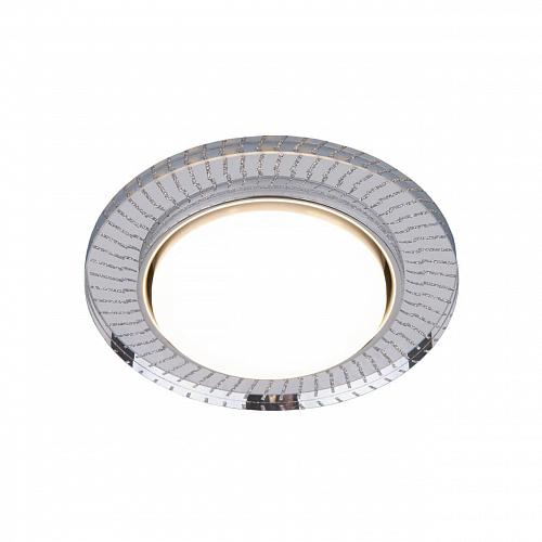 Встраиваемый светильник Elektrostandard 3033 GX53 CL/SL прозрачный/серебро a045484