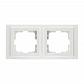 Рамка 2-постовая Mono Electric Despina белый 102-190000-161 - фото №1