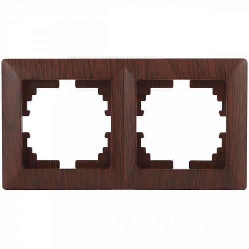 Рамка 2-постовая ЭРА Intro Solo венге 4-502-10 Б0043415