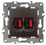 Аудиорозетка двойная ЭРА 12 12-3112-13 Б0027468