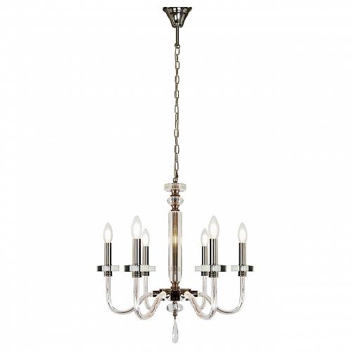 Подвесная люстра iLamp Vibe P9474-6 Nickel