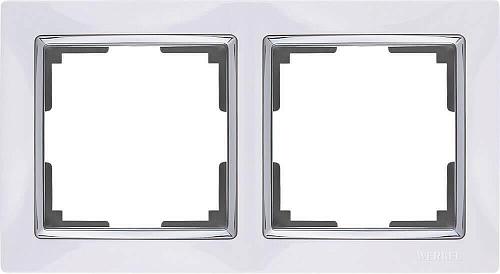 Рамка Werkel Snabb на 2 поста белая WL03-Frame-02-white 4690389046117