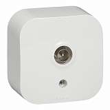 Розетка TV Legrand Quteo белая 782215
