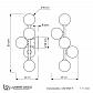 Настенный светильник Lumina Deco Marsiada LDW 6033-5 CHR - фото №2