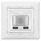 Датчик движения ИК Legrand Valena двухпроводный белый 774229 - фото №1
