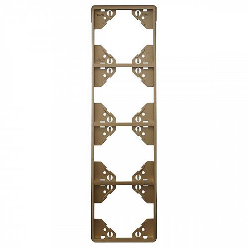 Рамка 4-постовая Efapel Apolo 5000 Metalizada шампань 50942 TCH