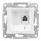 Розетка телефонная RJ11 Schneider Electric Sedna SDN4101121 - фото №1