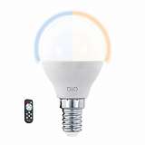Лампа светодиодная диммируемая Eglo E14 5W 2700-6500K матовая 11805