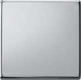 Лицевая панель Gira System 55 выключателя одноклавишного хром 0296605