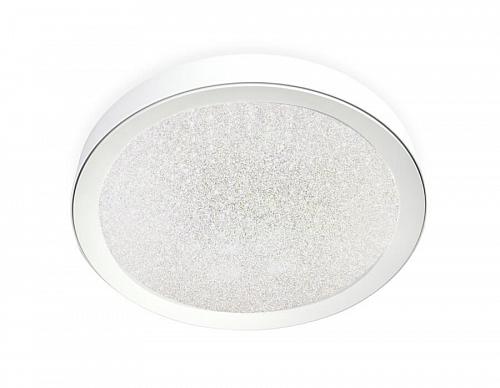 Потолочный светодиодный светильник Ambrella light Orbital Crystal Sand FS1212 WH/WH 64W+23W D500
