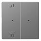 Клавиша двойная Schneider Electric Merten D-Life MTN5226-6036 - фото №1