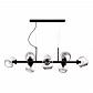 Подвесная люстра Lumina Deco Morretti LDP 7003-8 BK - фото №1