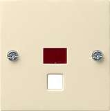 Лицевая панель Gira System 55 выключателя с шнурком кремовый глянцевый 063801