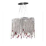 Подвесная люстра Lumina Deco Aldonea LDP 7051-4 CHR