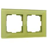 Рамка Werkel Favorit на 2 поста фисташковый WL01-Frame-02 4690389098604