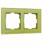 Рамка Werkel Favorit на 2 поста фисташковый WL01-Frame-02 4690389098604 - фото №1