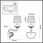 Бра Odeon Light Sintia 4184/1W - фото №2