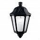 Уличный настенный светильник Ideal Lux Anna AP1 Small Nero 101552 - фото №1