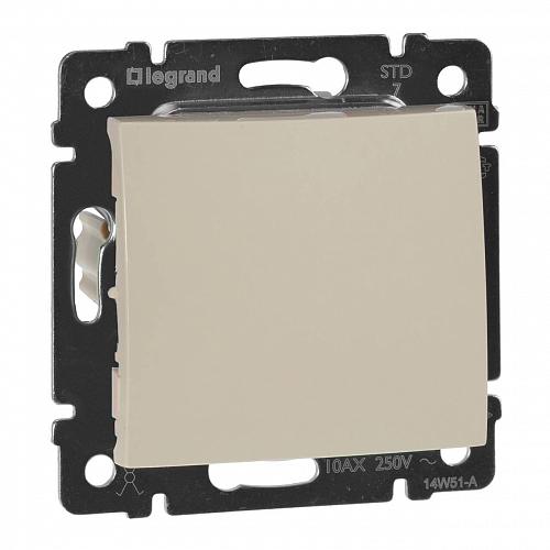 Переключатель одноклавишный промежуточный Legrand Valena 10A 250V слоновая кость 774307
