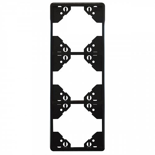 Рамка 3-постовая Efapel Apolo 5000 Standard черный 50932 TPT