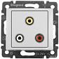 Розетка RCA Legrand Valena белая 770084 - фото №1