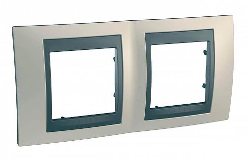 Рамка 2-постовая Schneider Electric Unica Top MGU66.004.295