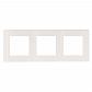 Рамка 3-постовая ЭРА 12 сатин белый 12-5103-01 Б0052519 - фото №1