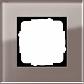 Рамка 1-постовая Gira Esprit дымчатое стекло 0211122 - фото №1