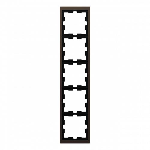 Рамка 5-постовая Schneider Electric Merten D-Life MTN4050-6552