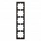 Рамка 5-постовая Schneider Electric Merten D-Life MTN4050-6552 - фото №1