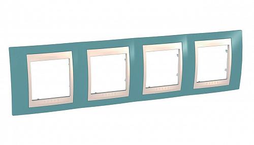Рамка 4-постовая Schneider Electric Unica Хамелеон MGU6.008.573