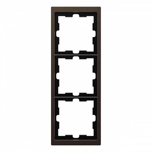 Рамка 3-постовая Schneider Electric Merten D-Life MTN4030-6552