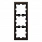 Рамка 3-постовая Schneider Electric Merten D-Life MTN4030-6552 - фото №1