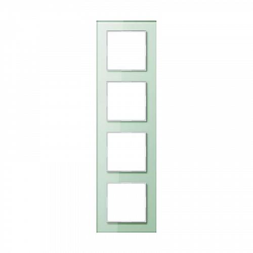 Рамка 4-постовая Jung A creation стекло матовое AC584GLWMT