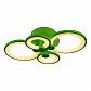 Потолочная светодиодная люстра iLedex Ring A001/4 Green - фото №2
