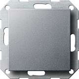 Лицевая панель Gira System 55 заглушка алюминий 026826